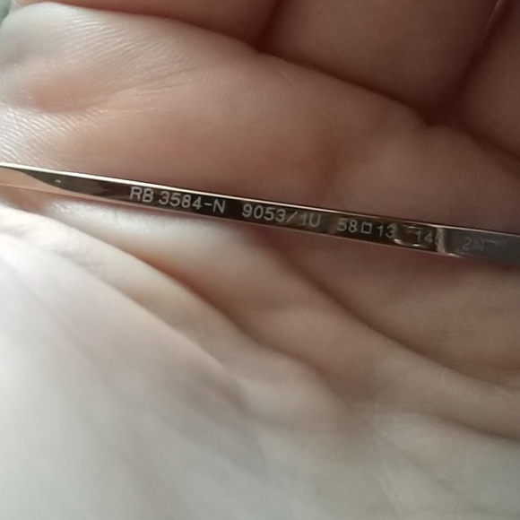 Ray Ban Blaze Aviator sunglasses RB 3584 -N 9053 - Picture 4 of 5